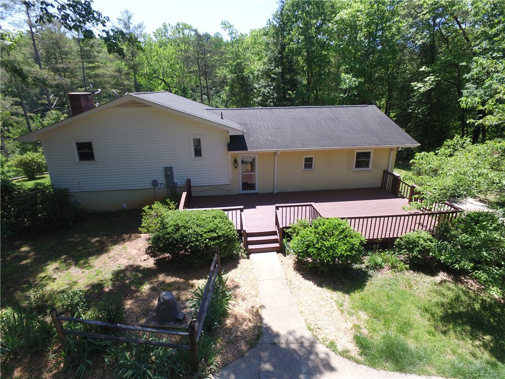 485 Mountain Rest Lake Road Mountain Rest, SC 29664 - Photo 4 of 45 The large spacious deck, perfect for outdoor enjoyment.