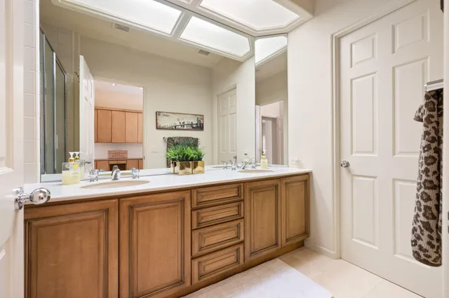 a view of a dining space with furniture and garden