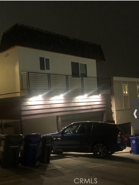 a bathroom with a light fixture and a stove