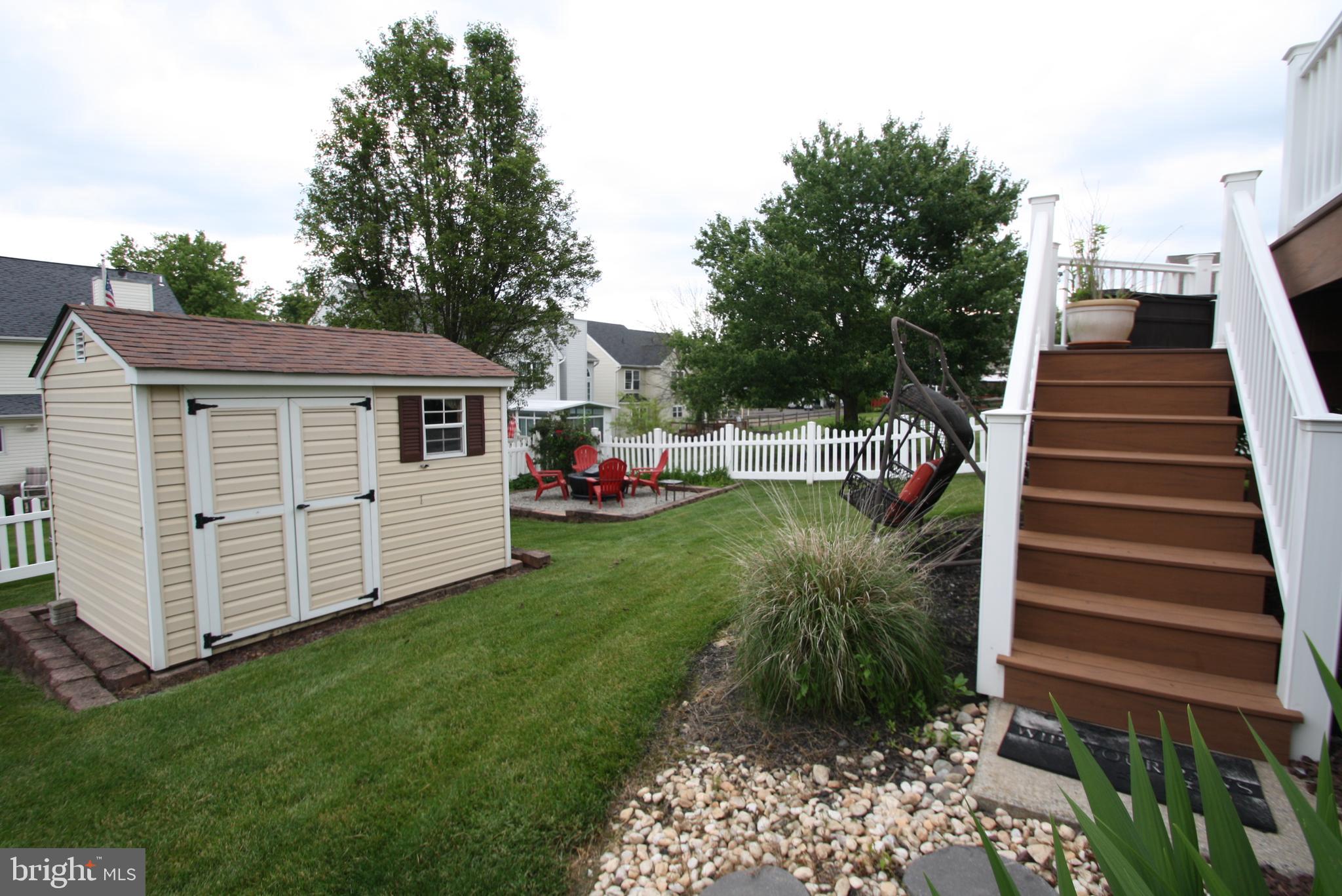 2844 Lee Drive Jamison, PA 18929 - Photo 29 of 33 Storage Shed and Firepit area