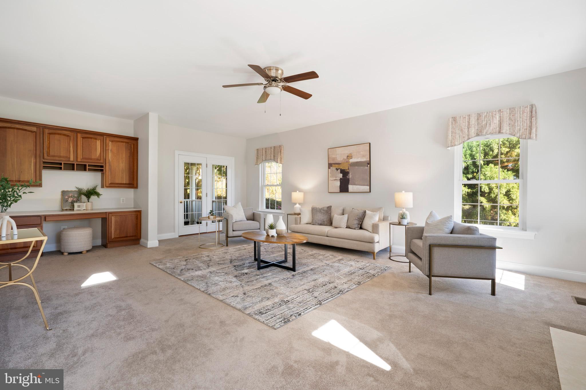 3300 Lancer Court Dunkirk, MD 20754 - Photo 35 of 89 Carpeted family room w/ ceiling fan