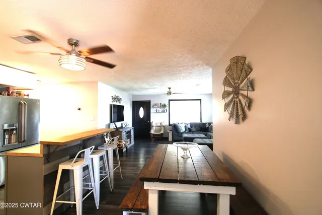 a very nice looking room with a large window