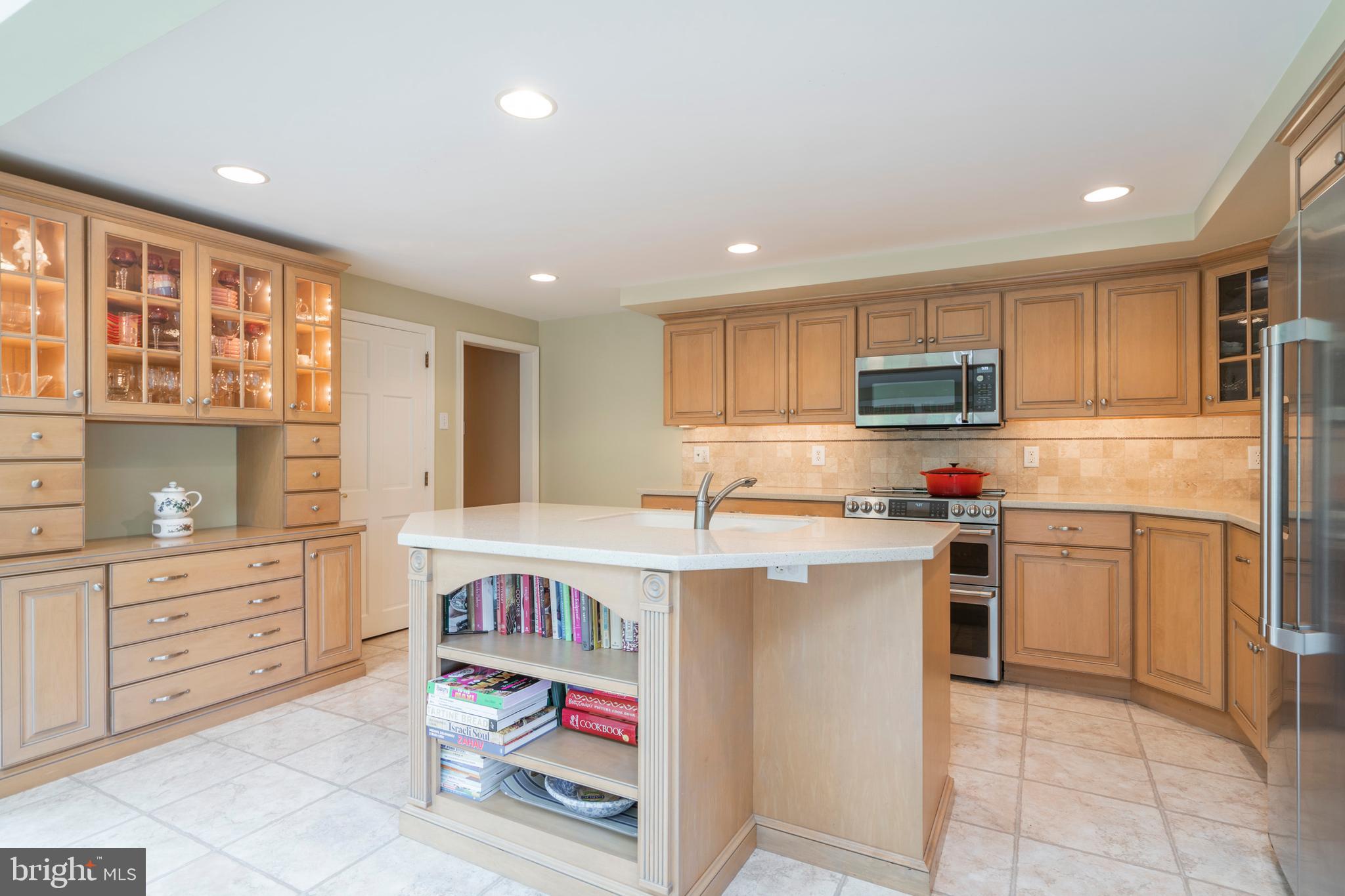 81 Boot Road Newtown Square, PA 19073 - Photo 17 of 64 Kitchen also boasts glass display cabinets.
