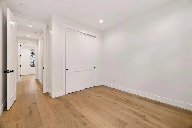 a view of an entryway with a window