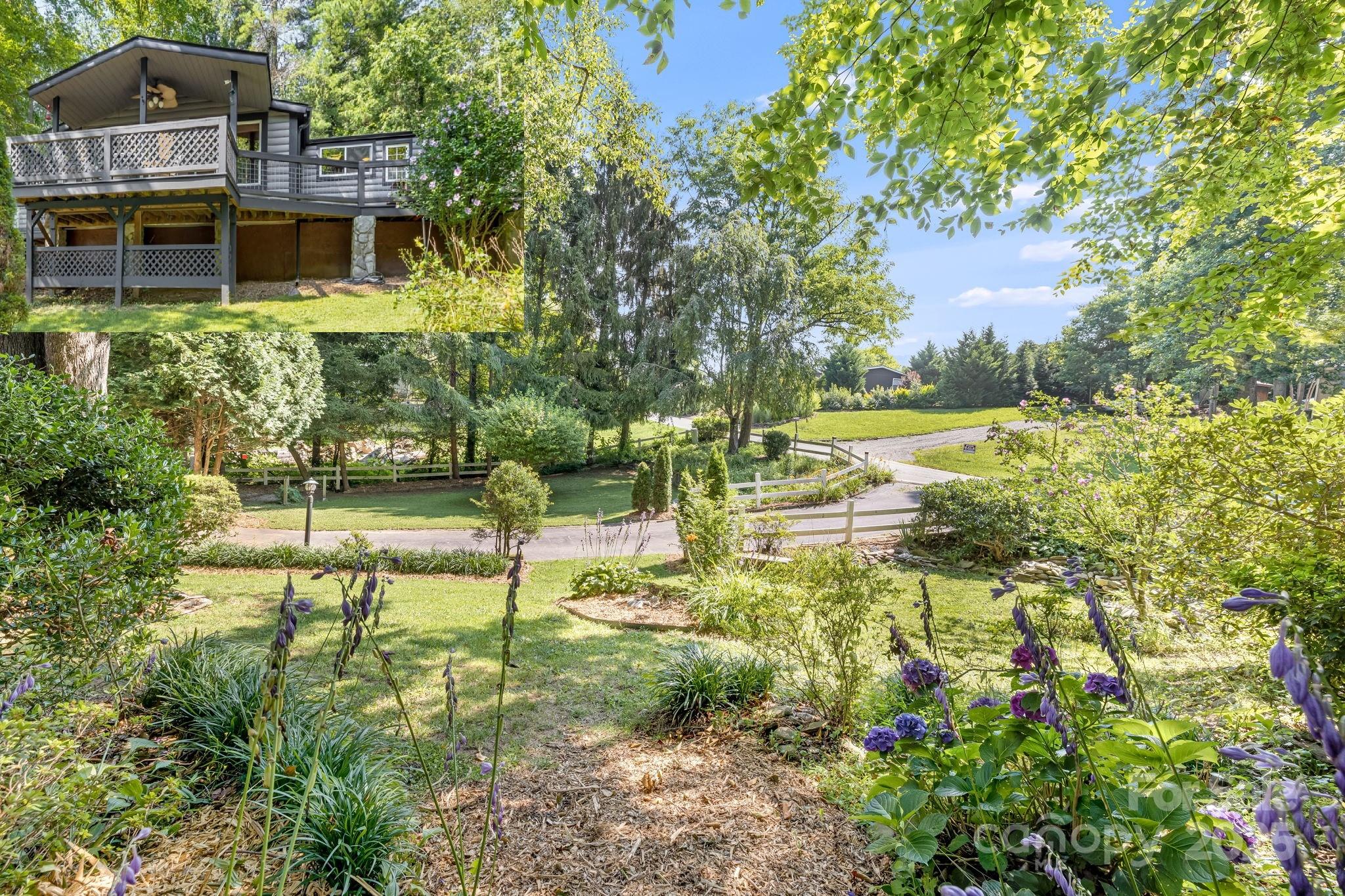 a view of a lake with a building in the background