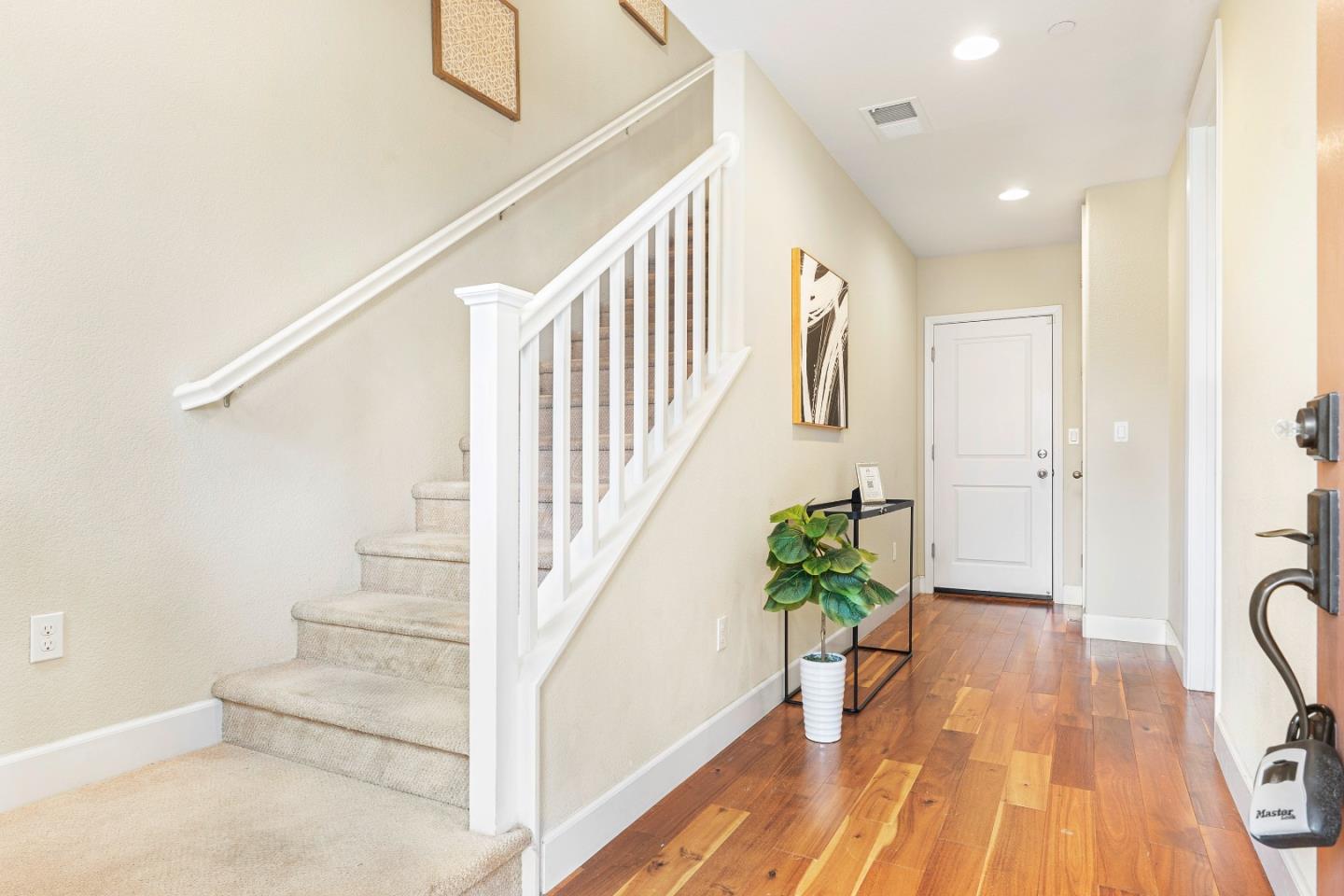 79 Braxton Terrace Campbell, CA 95008 - Photo 5 of 36 a view of entryway and hall with wooden floor