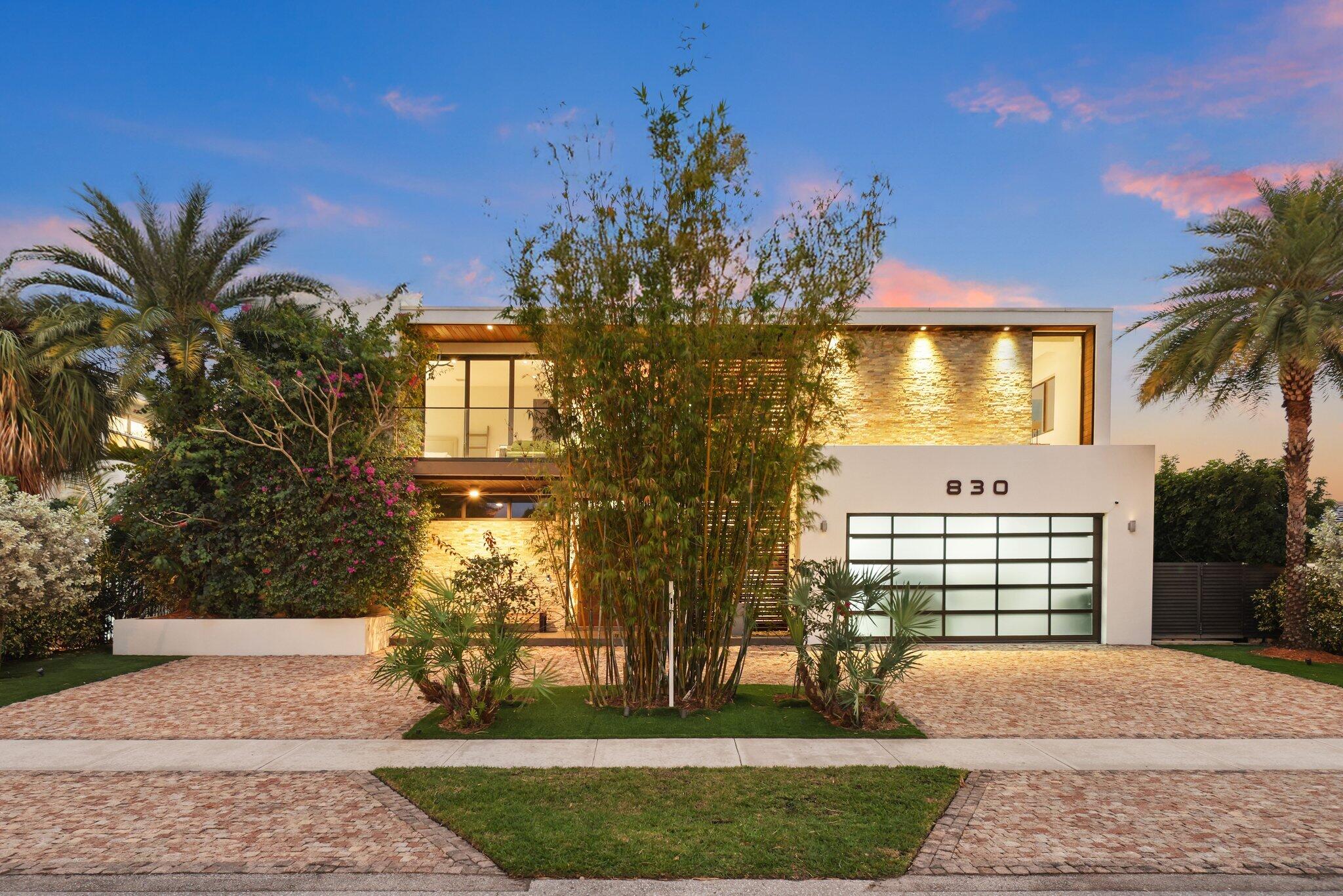 830 Northeast 71st Street Boca Raton, FL 33487 - Photo 66 of 76 Twilight Front Exterior