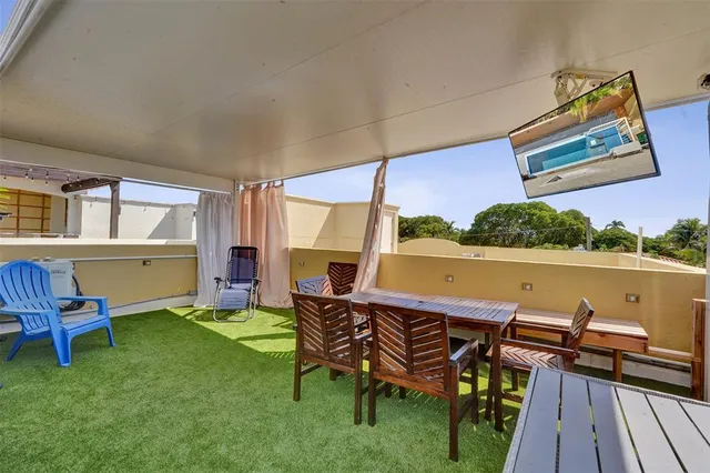 a view of deck with patio