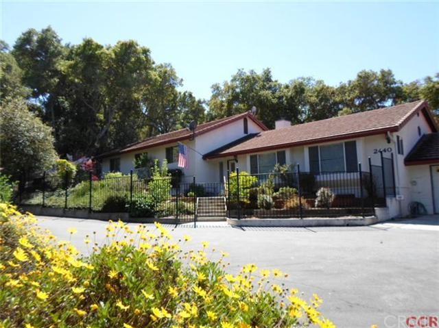 2440 Alturas Road Atascadero, CA 93422 - Photo 1 of 1 Split level home, 2.284 sq ft, 3 BR + office on over 4 acres in West Atascadero with 3 Car garage