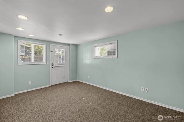 a view of an empty room