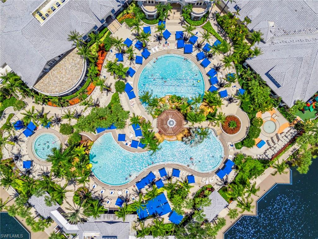 2862 Aviamar Circle Naples, FL 34114 - Photo 41 of 48 Bird's eye view of a pool area