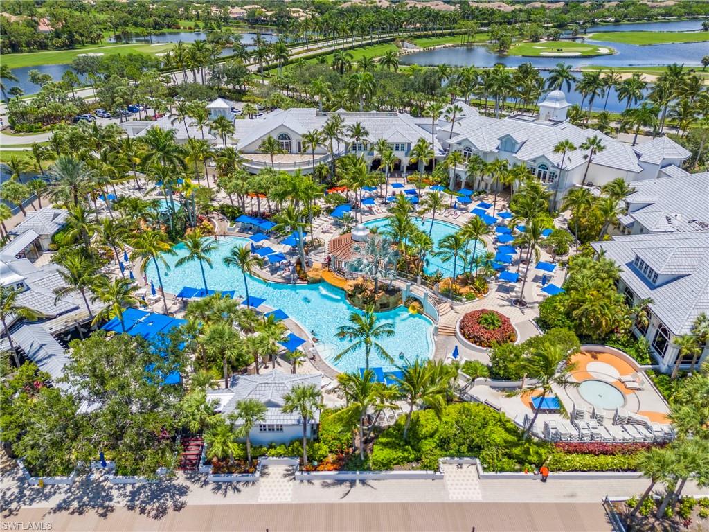 2862 Aviamar Circle Naples, FL 34114 - Photo 42 of 48 Bird's eye view of a pool and a nearby body of water