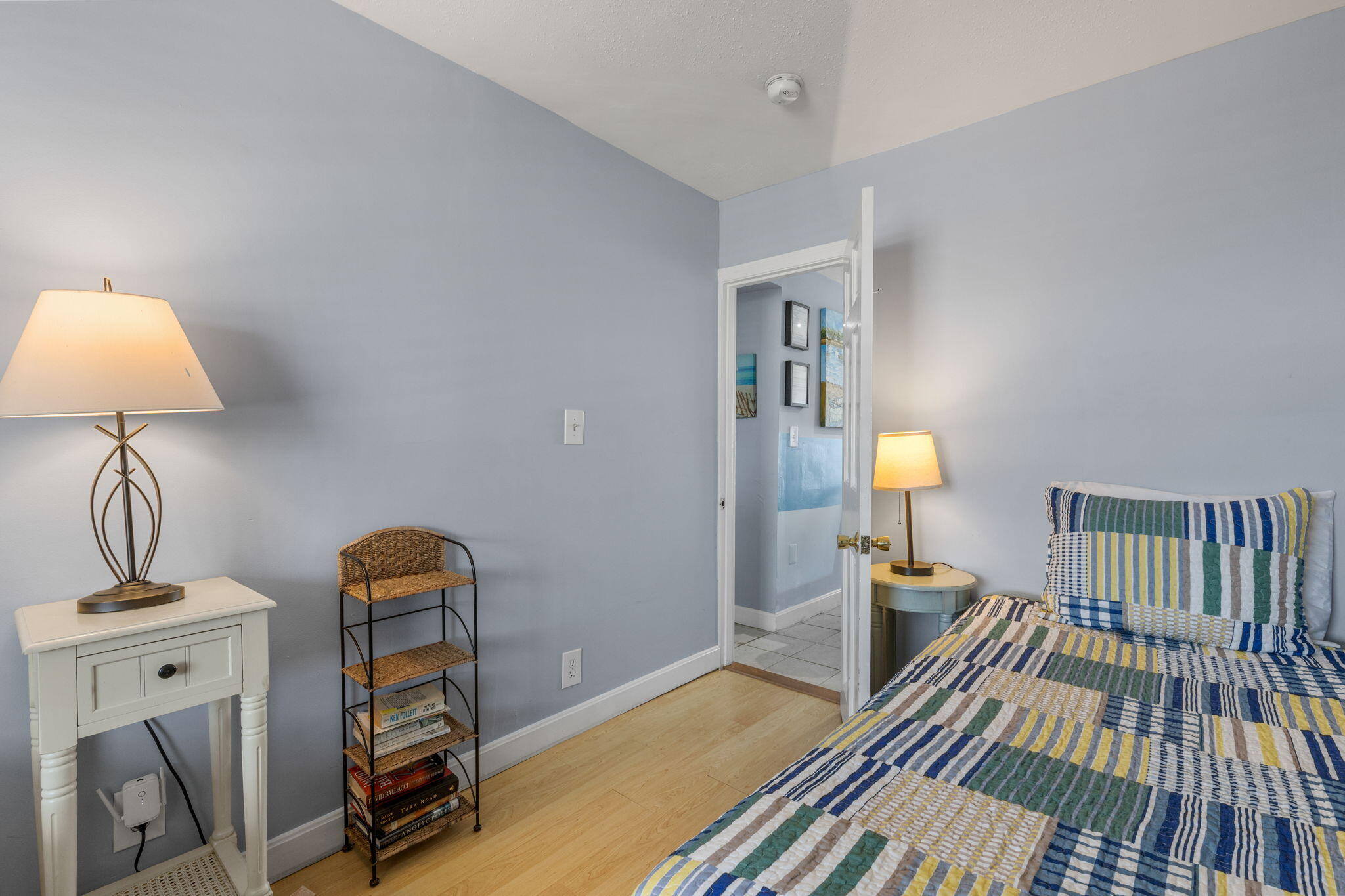 538 Shore Road, Unit 3 Truro, MA 02666 - Photo 11 of 27 a view of a workspace with furniture and a lamp