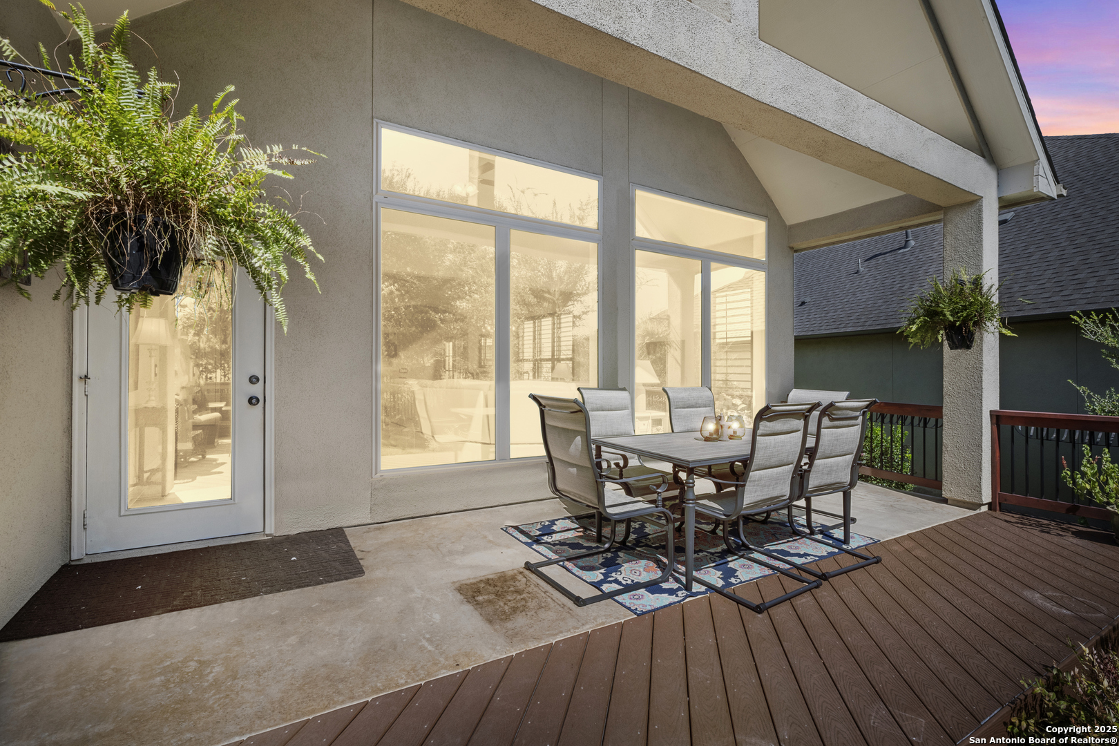 123 Gaucho Boerne, TX 78006 - Photo 22 of 26 a view of a dining room with furniture and wooden floor
