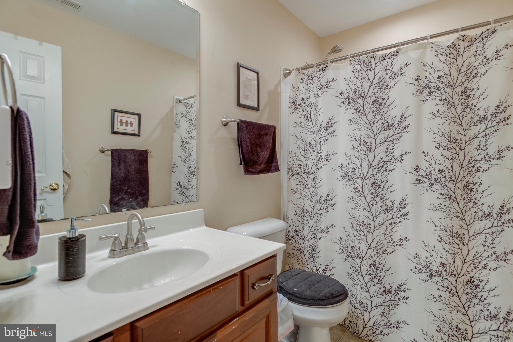 101 Saylers Creek Road Locust Grove, VA 22508 - Photo 35 of 81 a bathroom with a granite countertop toilet sink and mirror