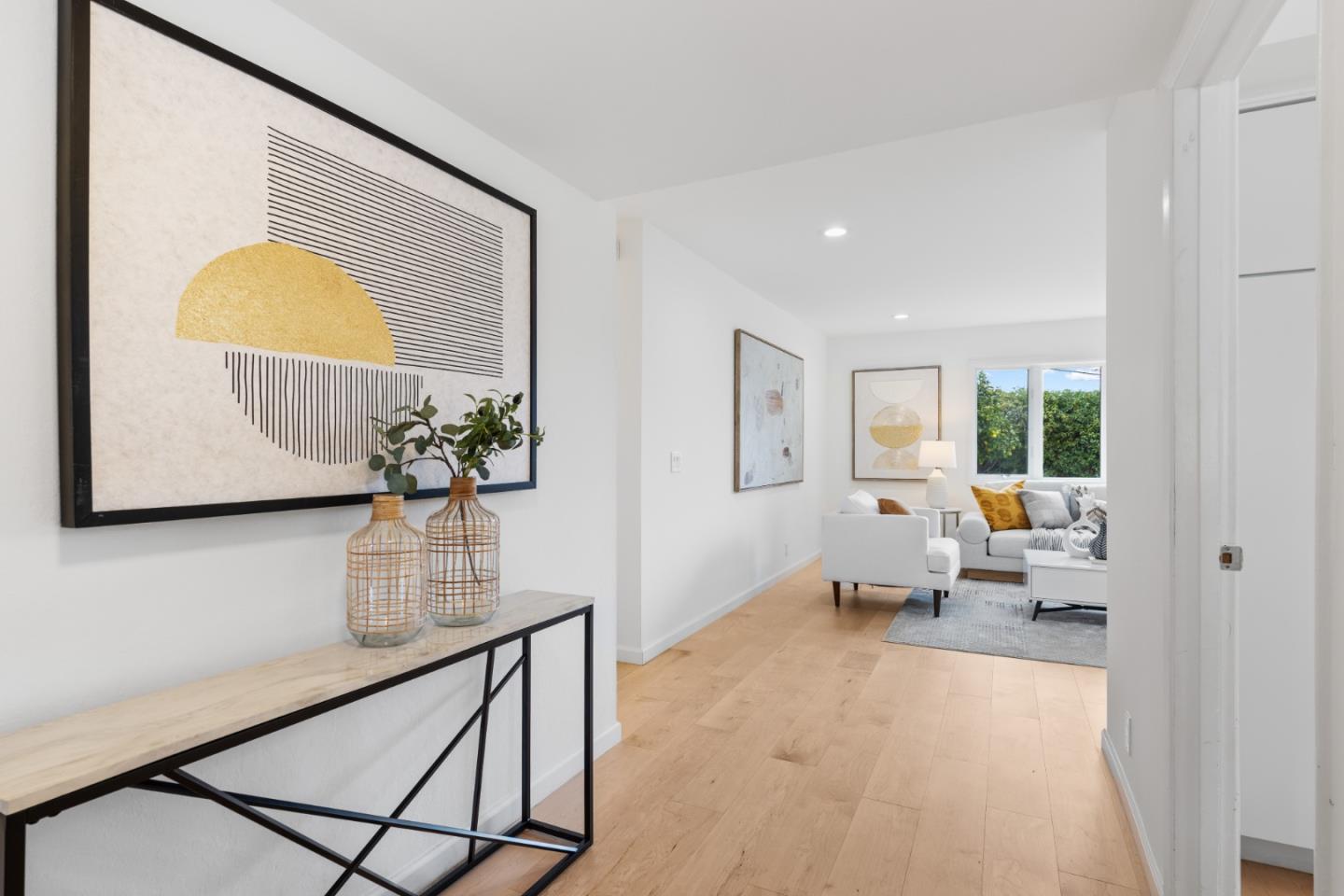 1637 Kitchener Drive Sunnyvale, CA 94087 - Photo 13 of 57 a view of living room filled with furniture and a potted plant