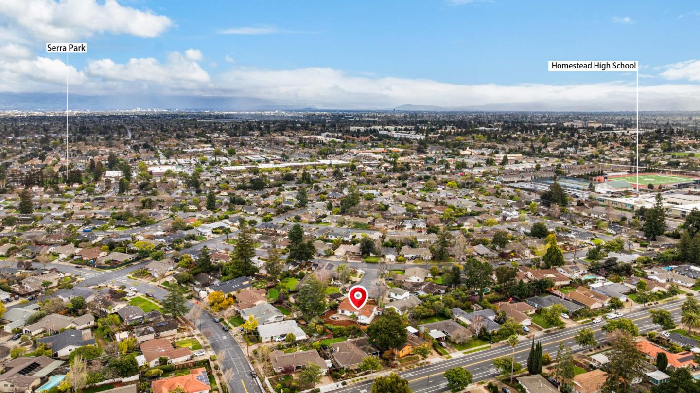 1637 Kitchener Drive Sunnyvale, CA 94087 - Photo 57 of 57 an aerial view of multiple house
