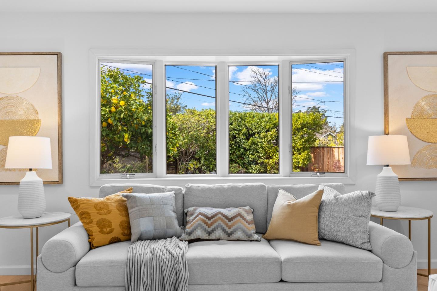 1637 Kitchener Drive Sunnyvale, CA 94087 - Photo 7 of 57 a living room with furniture and a large window