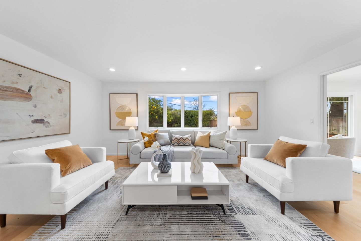 1637 Kitchener Drive Sunnyvale, CA 94087 - Photo 8 of 57 a living room with furniture and a large window