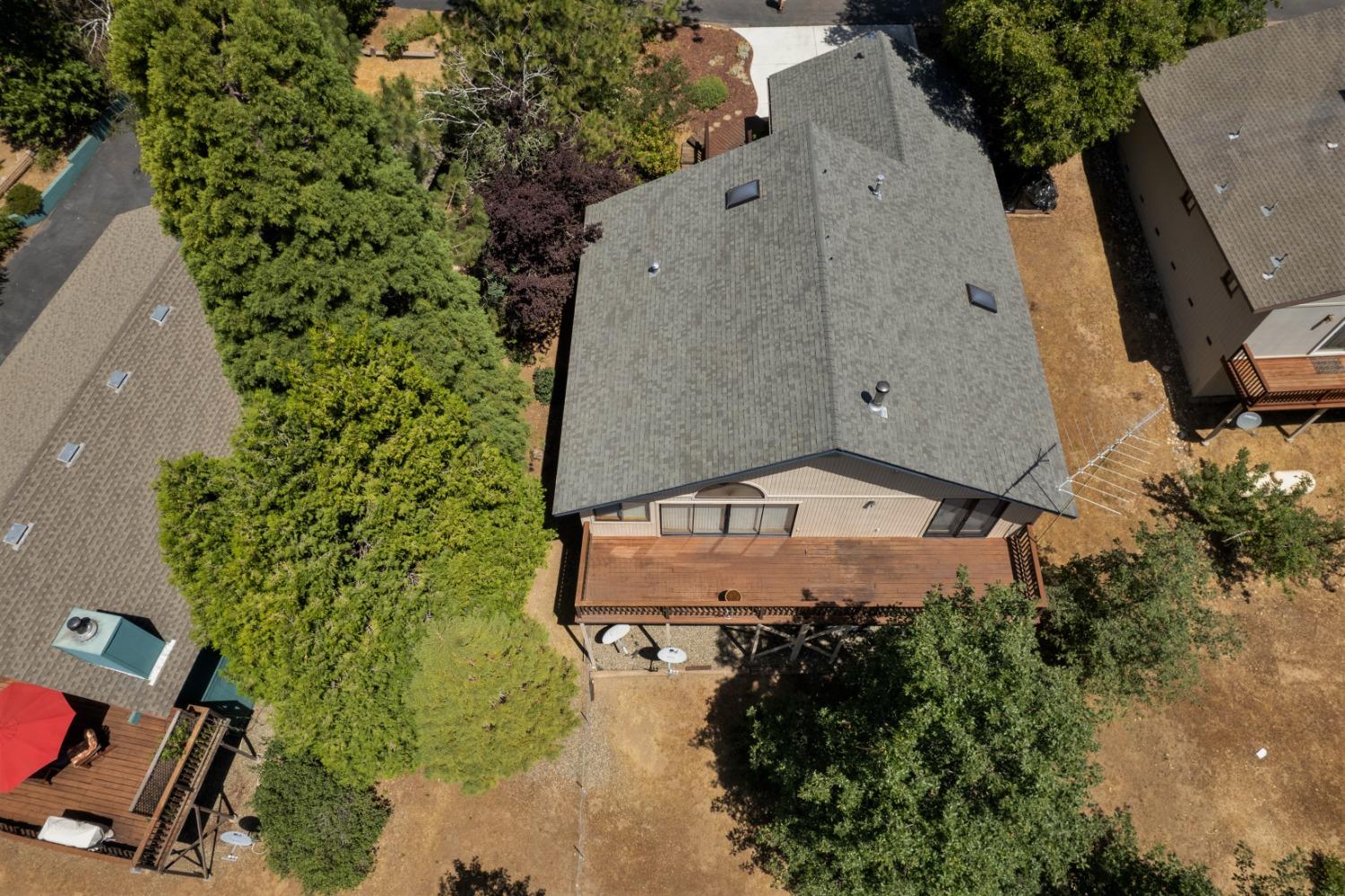 34075 Shaver Springs Road Auberry, CA 93602 - Photo 33 of 41 an aerial view of a house with a yard