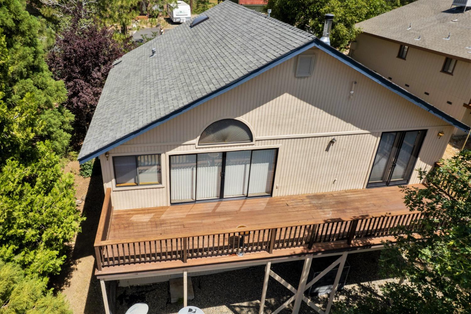 34075 Shaver Springs Road Auberry, CA 93602 - Photo 36 of 41 a view of a house with a roof deck