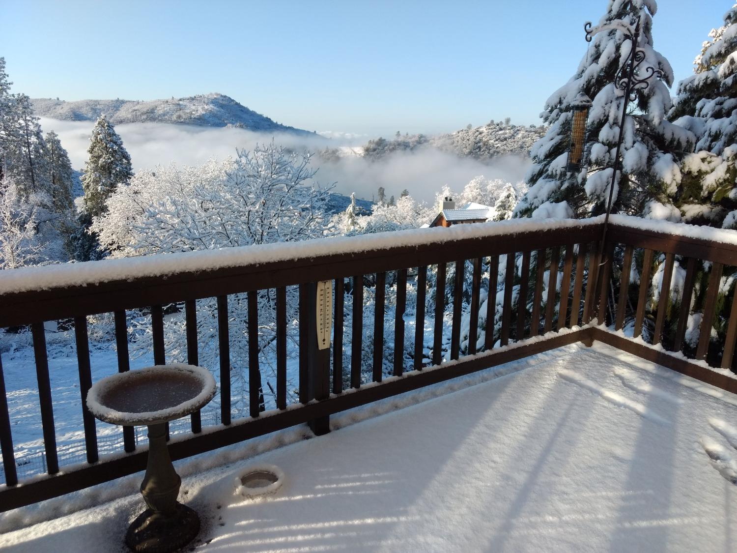34075 Shaver Springs Road Auberry, CA 93602 - Photo 38 of 41 a view of a balcony with furniture