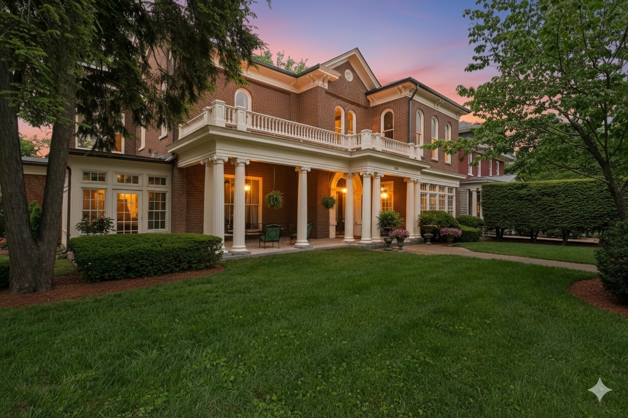 908 West Main Street Franklin, TN 37064 - Photo 1 of 55 a front view of a house with a garden