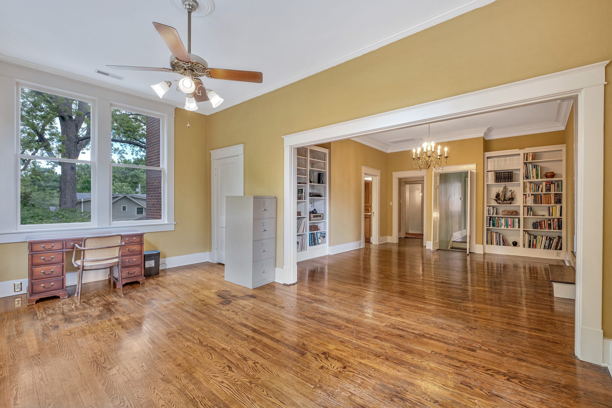 908 West Main Street Franklin, TN 37064 - Photo 39 of 55 a view of empty room with wooden floor and fan