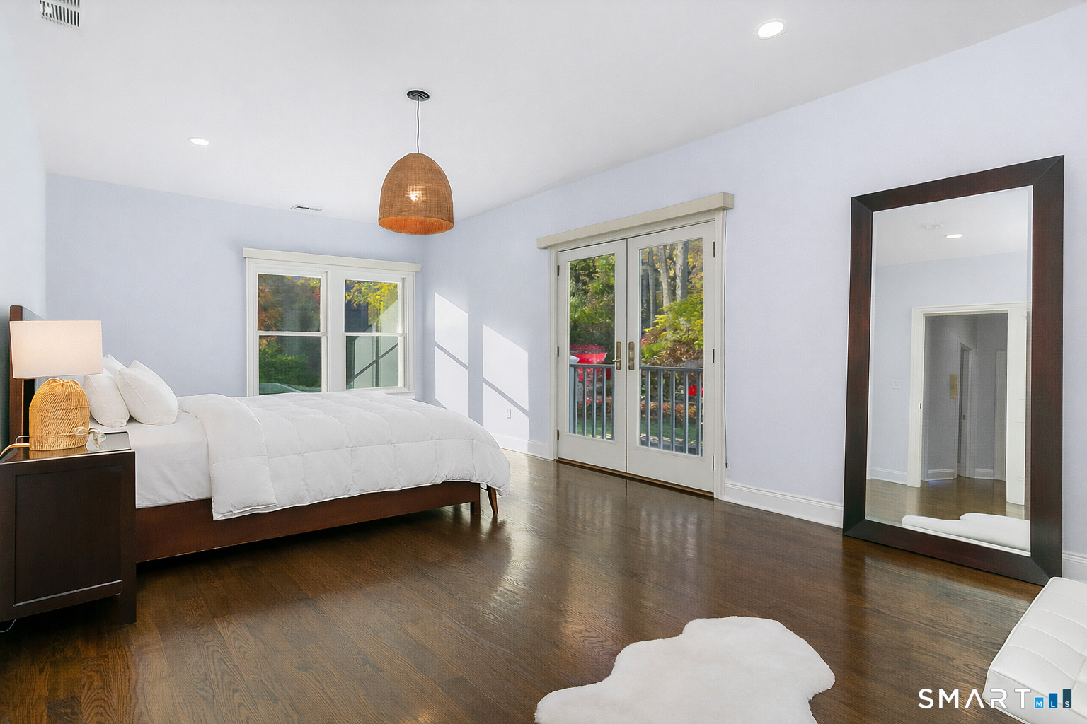 1 Angora Road Westport, CT 06880 - Photo 14 of 39 Primary bedroom suite with Juliet balcony