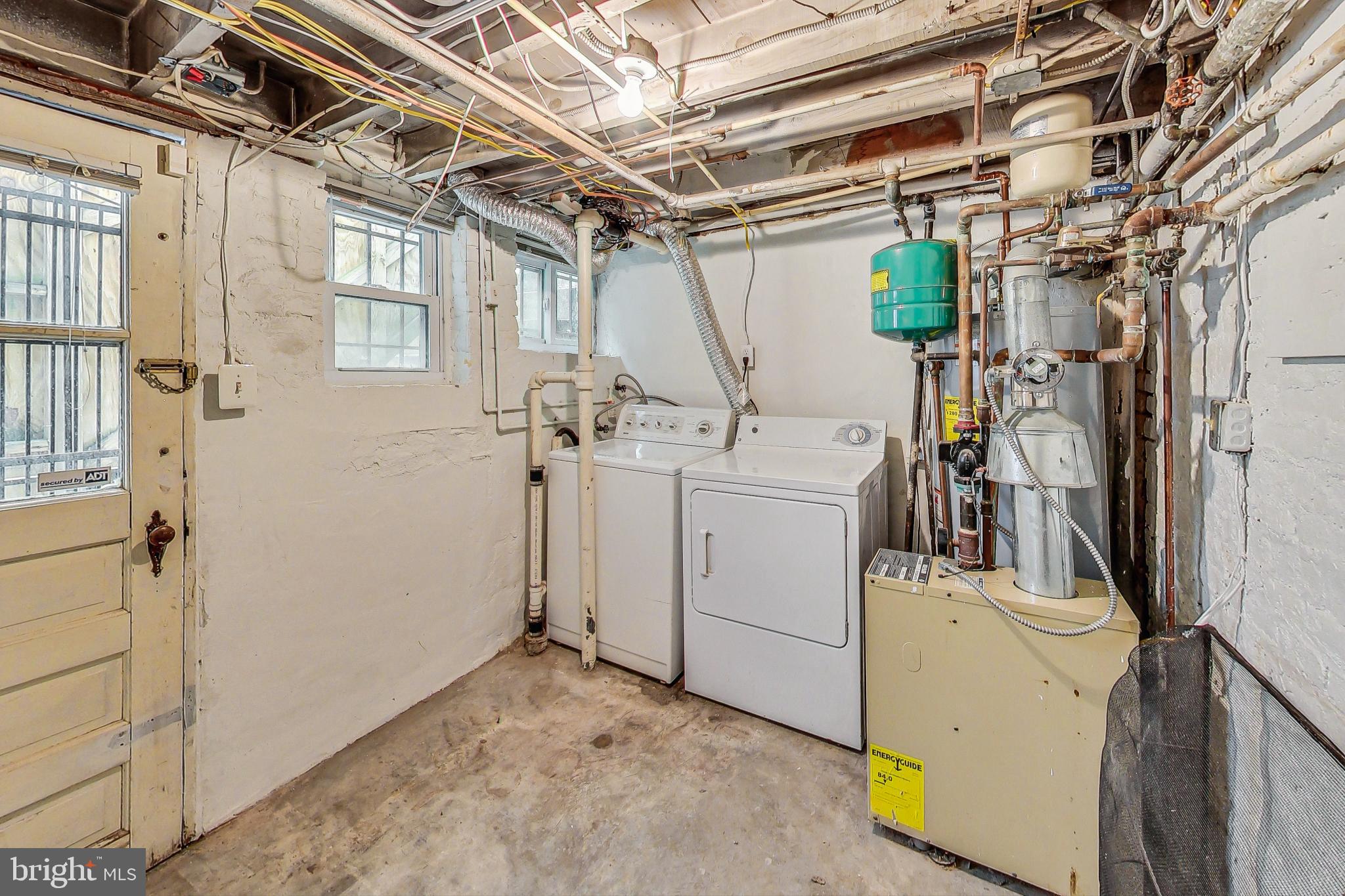 1343 28th Street Northwest Washington, DC 20007 - Photo 17 of 21 Basement laundry and storage