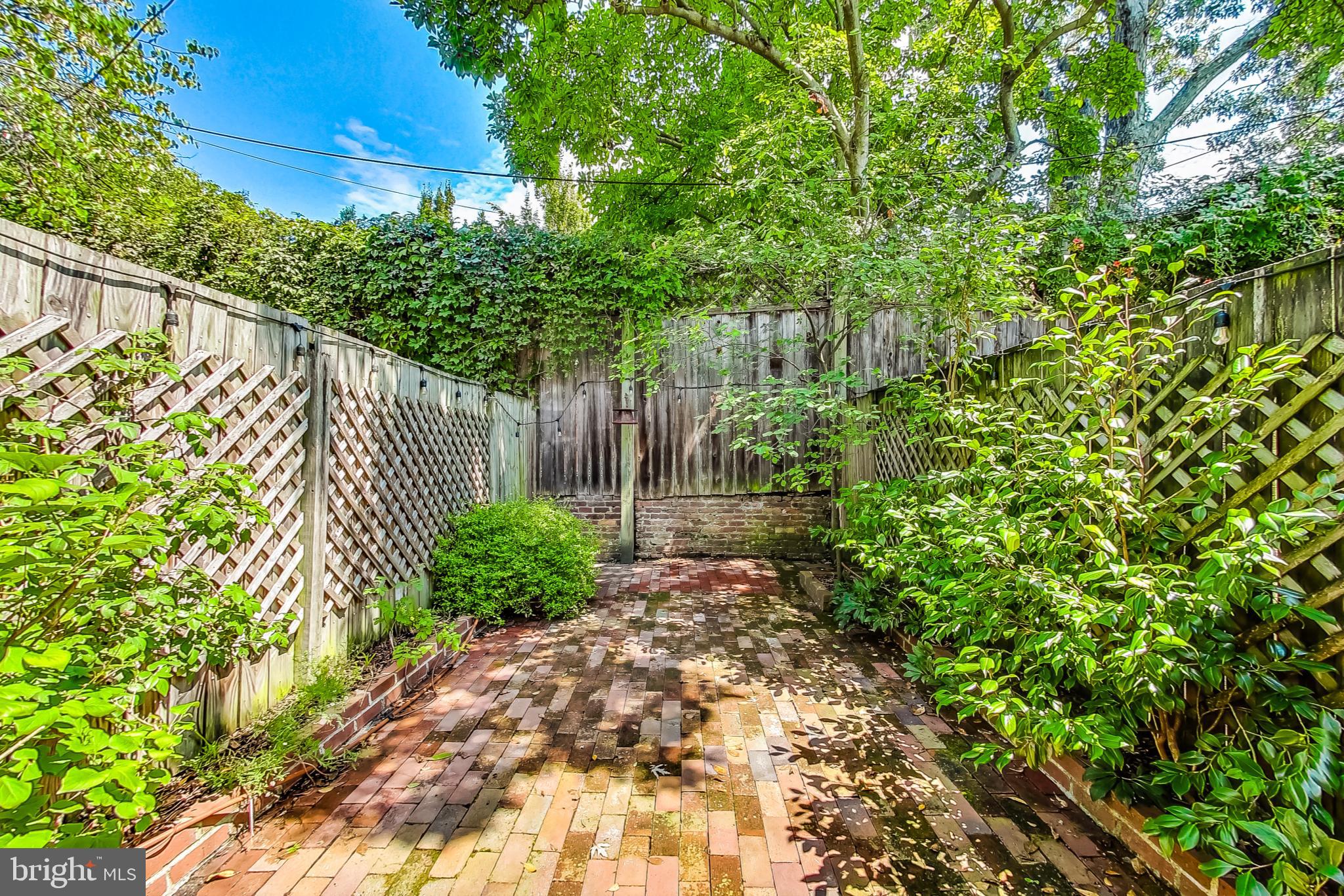 1343 28th Street Northwest Washington, DC 20007 - Photo 19 of 21 Fully fenced backyard