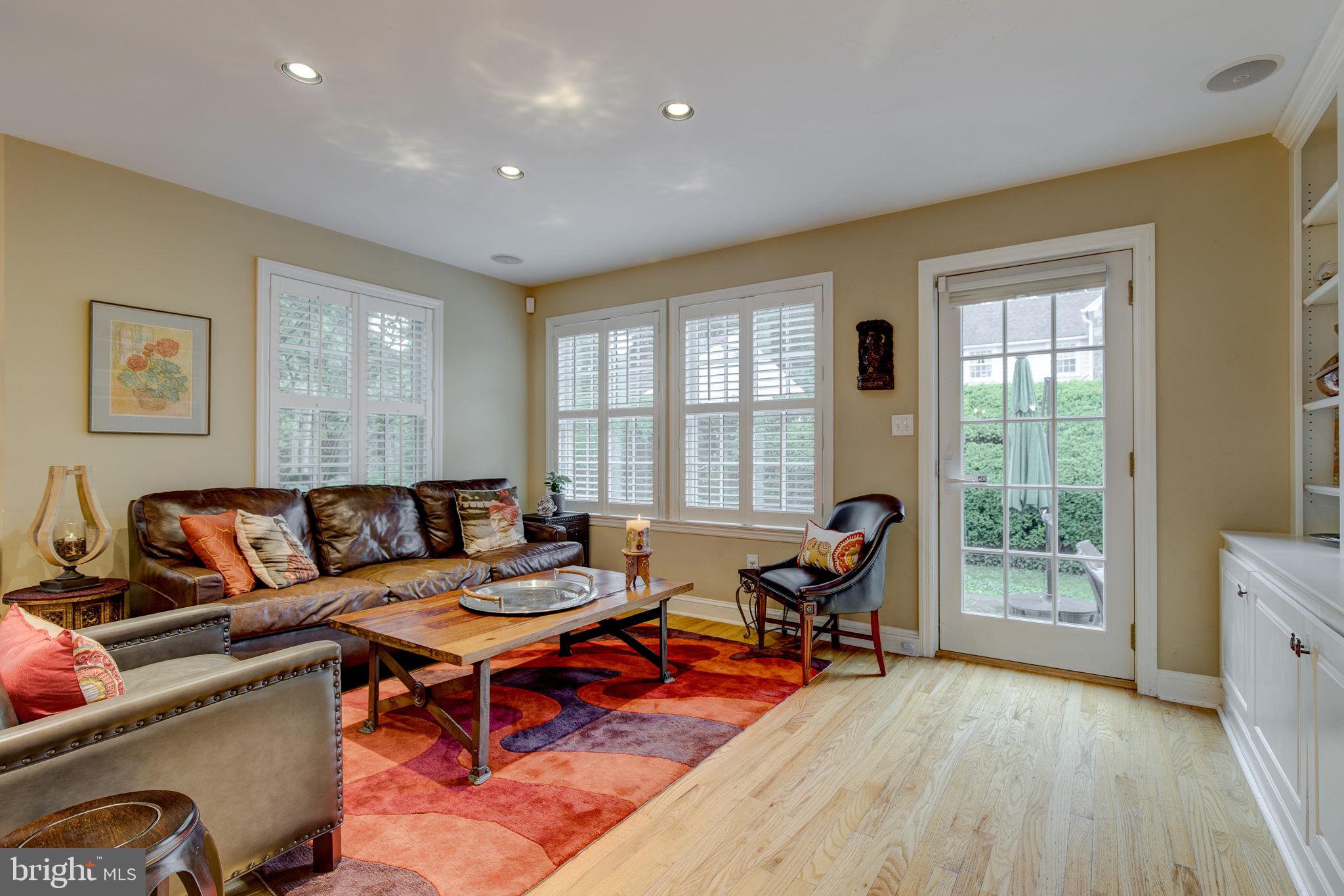 1318 Grenox Road Wynnewood, PA 19096 - Photo 14 of 33 Family Room and Outside Entry to Patio