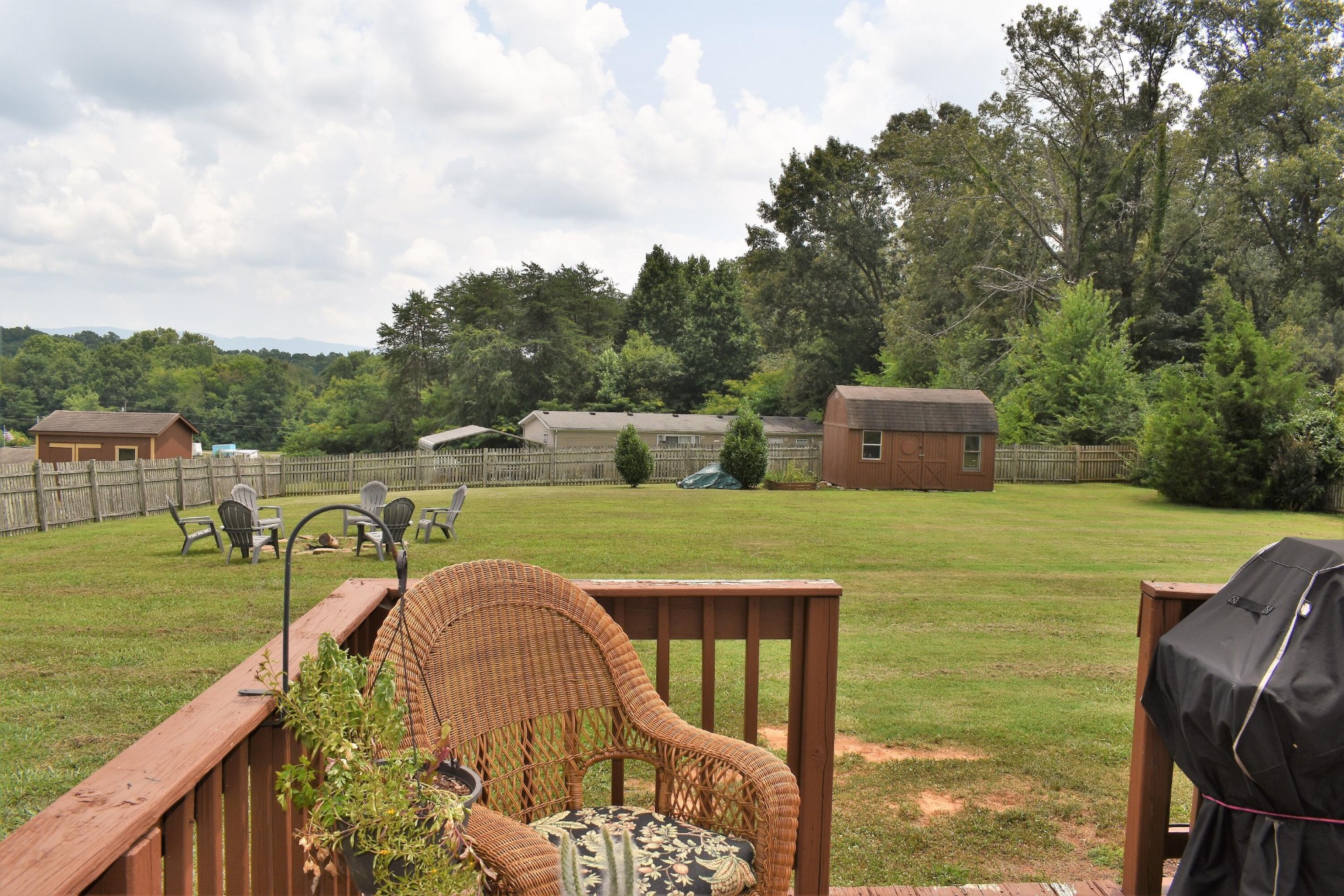 5124 Morganton Road Greenback, TN 37742 - Photo 6 of 23 a view of a garden from a balcony