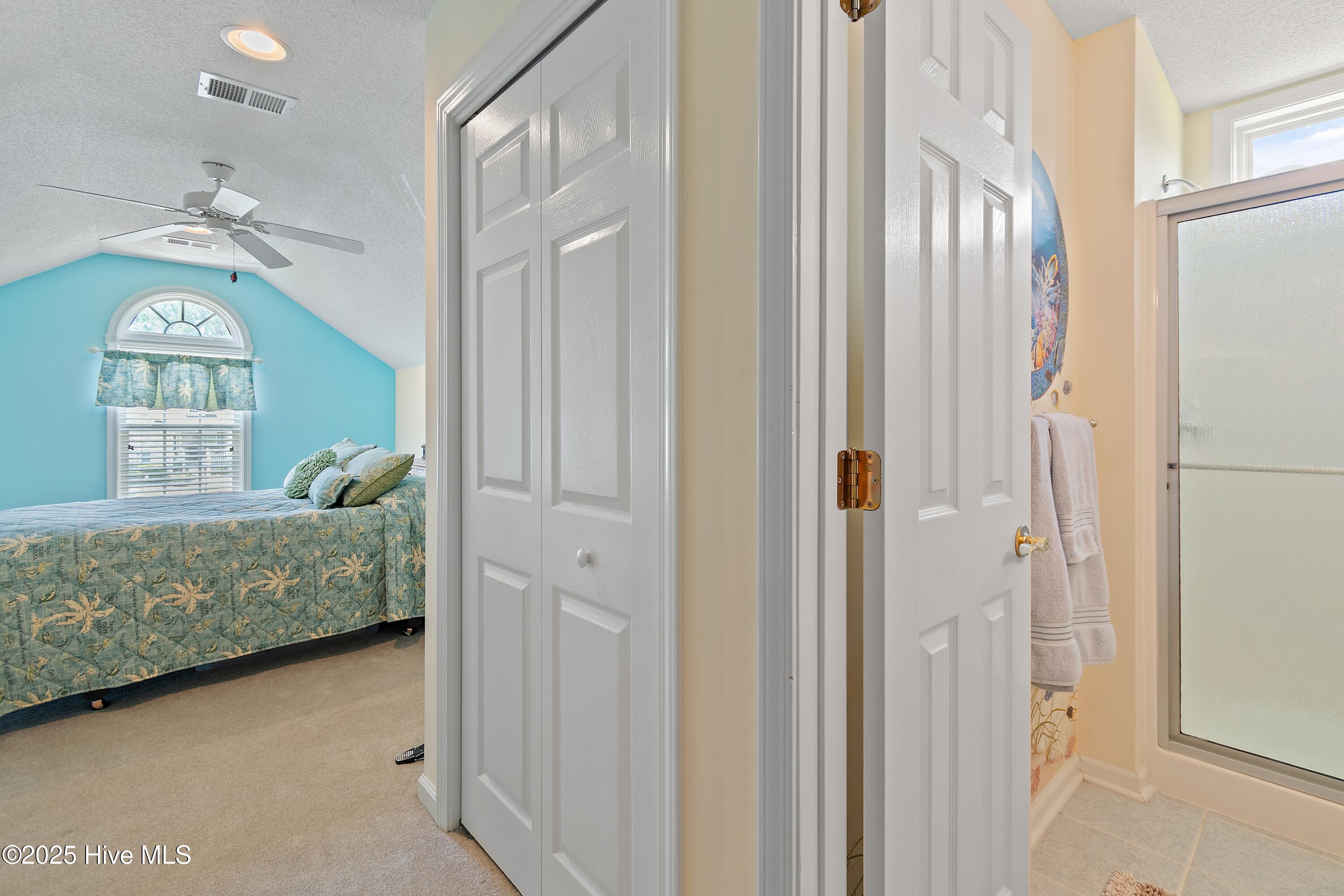 186 Ravennaside Drive Northwest Calabash, NC 28467 - Photo 27 of 51 Upstairs Guest Closet and Bathroom