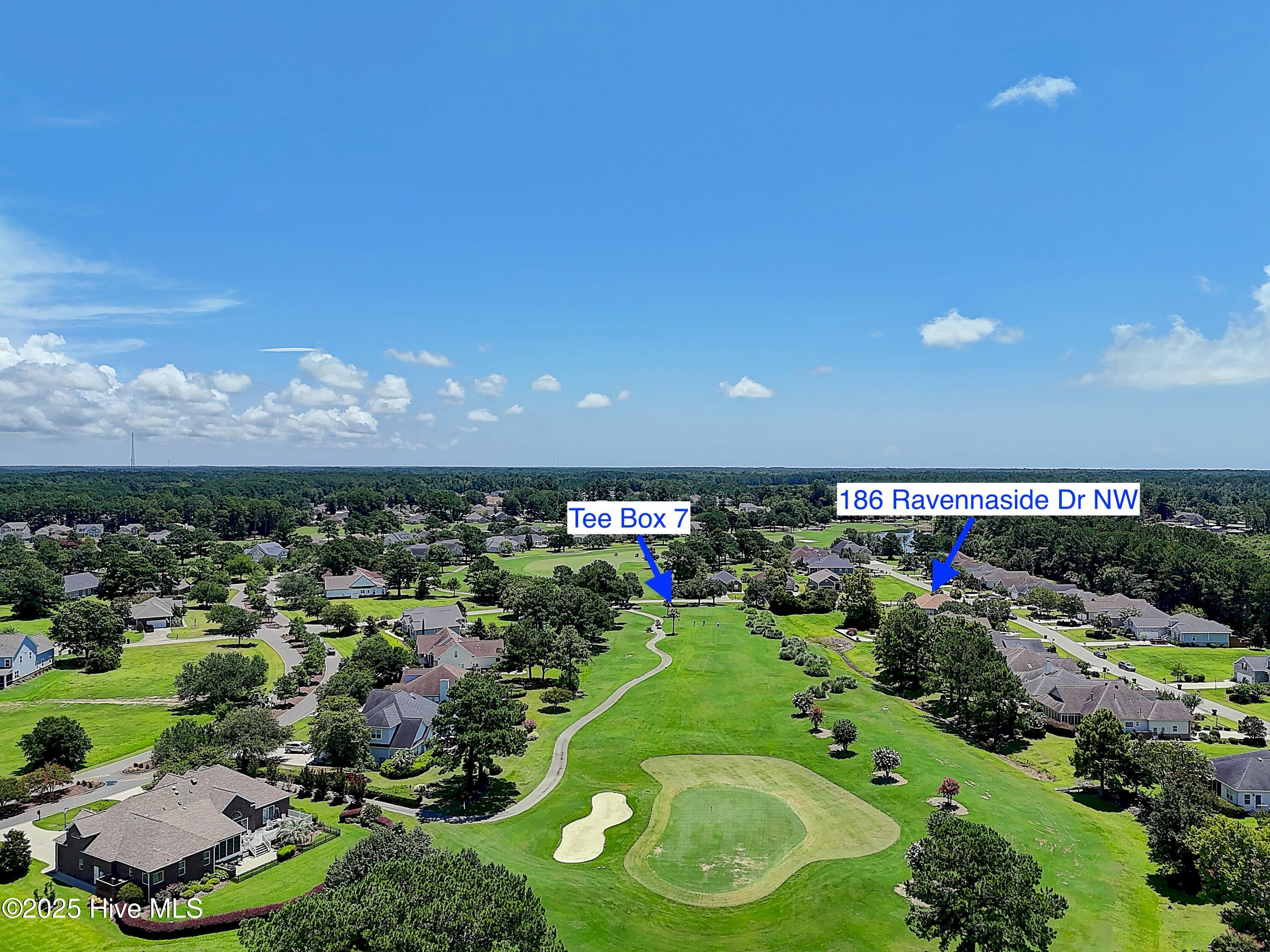 186 Ravennaside Drive Northwest Calabash, NC 28467 - Photo 42 of 51 Closeness of Home to Tee Box