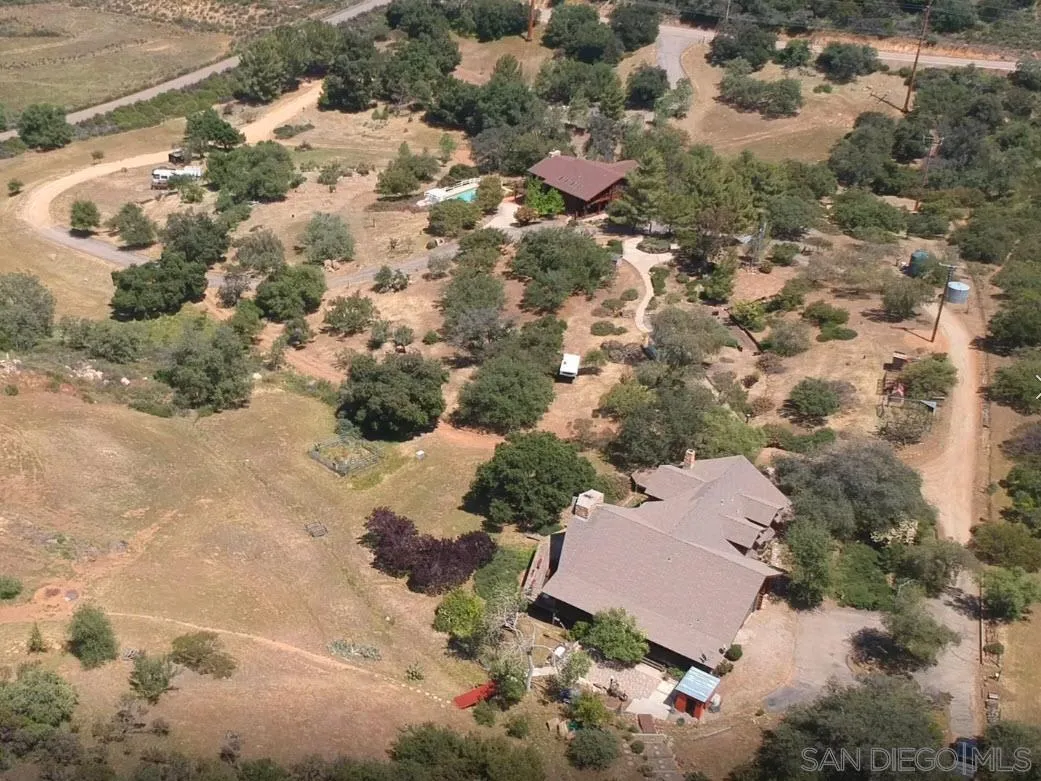 6191 Red Hawk Ridge Alpine, CA 91901 - Photo 68 of 70 an aerial view of a house with a yard
