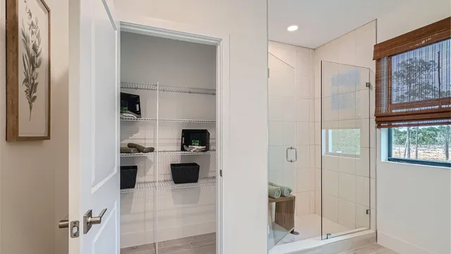 a view of kitchen and living room