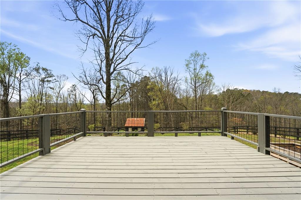 738 Overlook Trail Acworth, GA 30101 - Photo 72 of 94 a view of roof deck with large trees