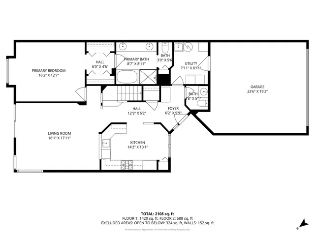$389,900 | 1176 Bristol Lane, Buffalo Grove, IL 60089
