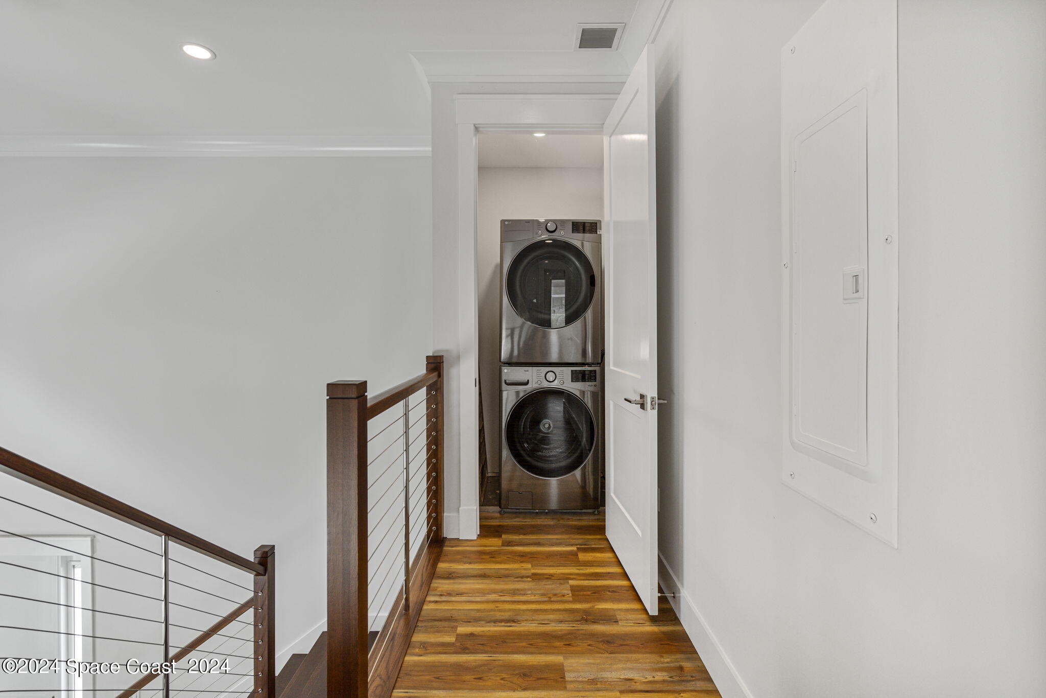 1760 Highway 1 Malabar, FL 32950 - Photo 10 of 40 a view of a hallway with washer and dryer
