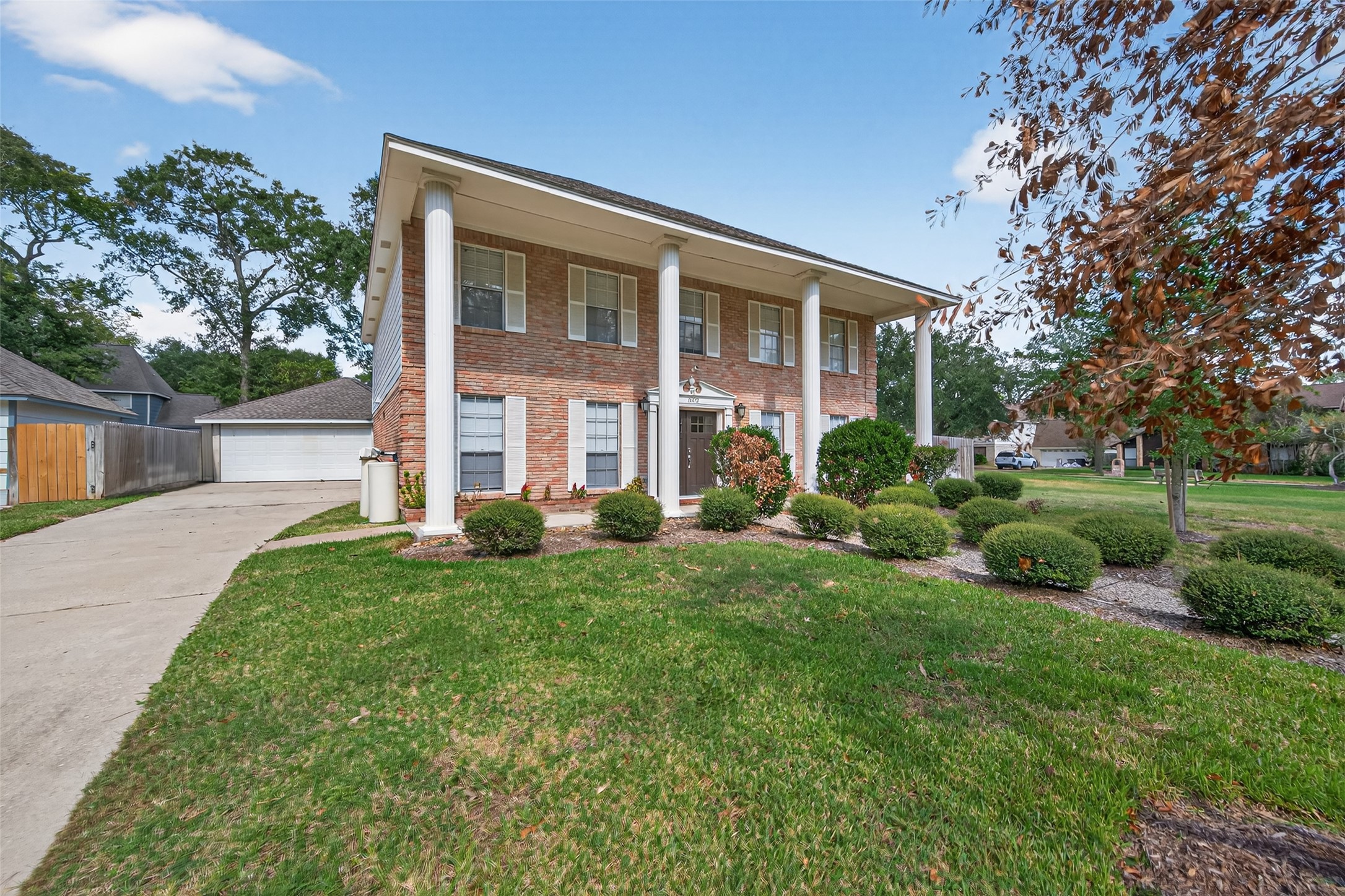 3602 Blue Cypress Drive Spring, TX 77388 - Photo 2 of 44 a view of a house with backyard porch and garden