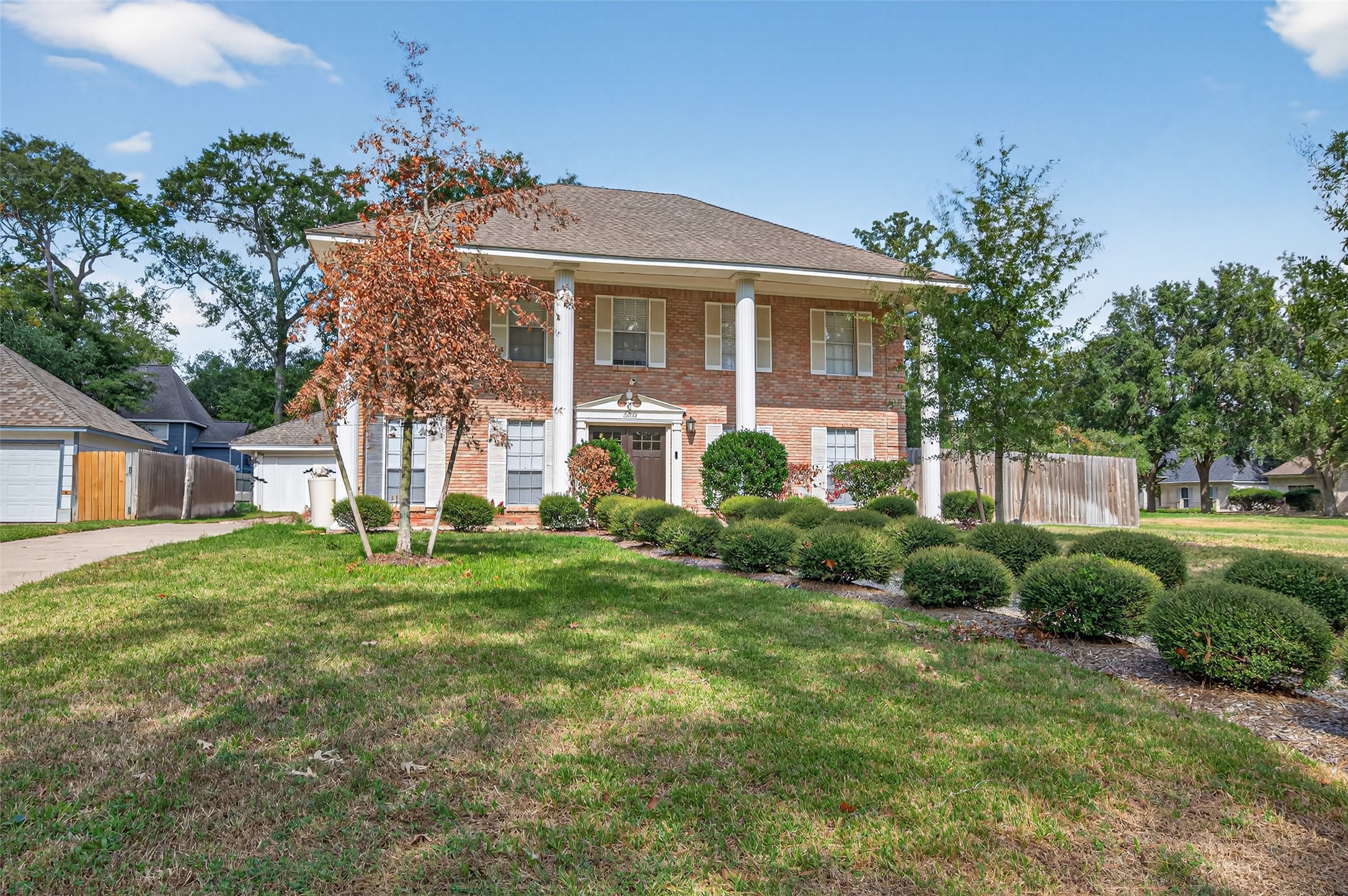 3602 Blue Cypress Drive Spring, TX 77388 - Photo 5 of 44 a front view of a house with a yard