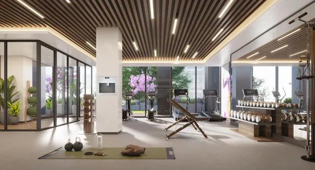 a view of a livingroom with furniture window and outside view