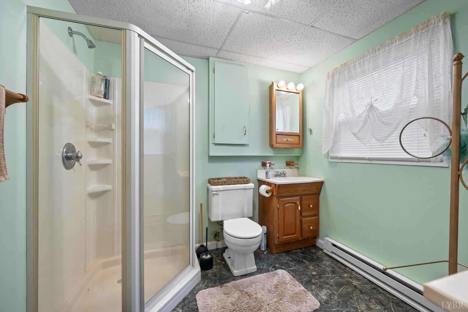 129 Greendale Drive Rustburg, VA 24588 - Photo 26 of 35 a bathroom with a toilet a sink and a shower