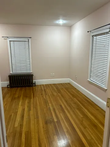 wooden floor in a room