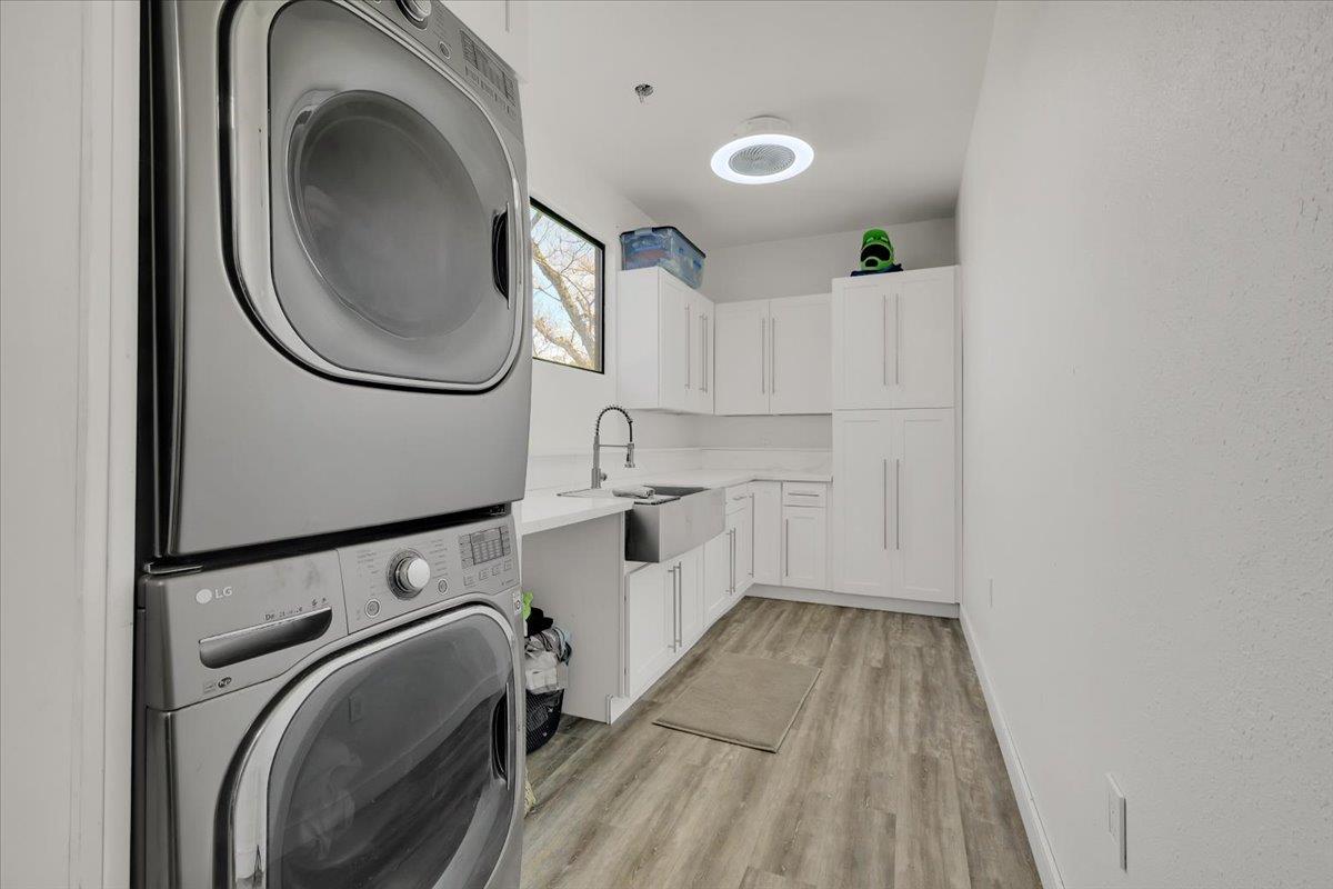 17513 Derby Way Penn Valley, CA 95946 - Photo 19 of 78 a view of a storage & utility room with washer and dryer