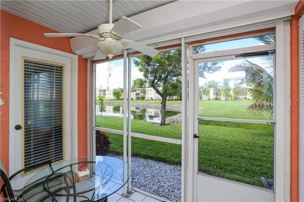 287 Quail Forest Boulevard, Unit 117 Naples, FL 34105 - Photo 16 of 29 a view of a porch in a backyard