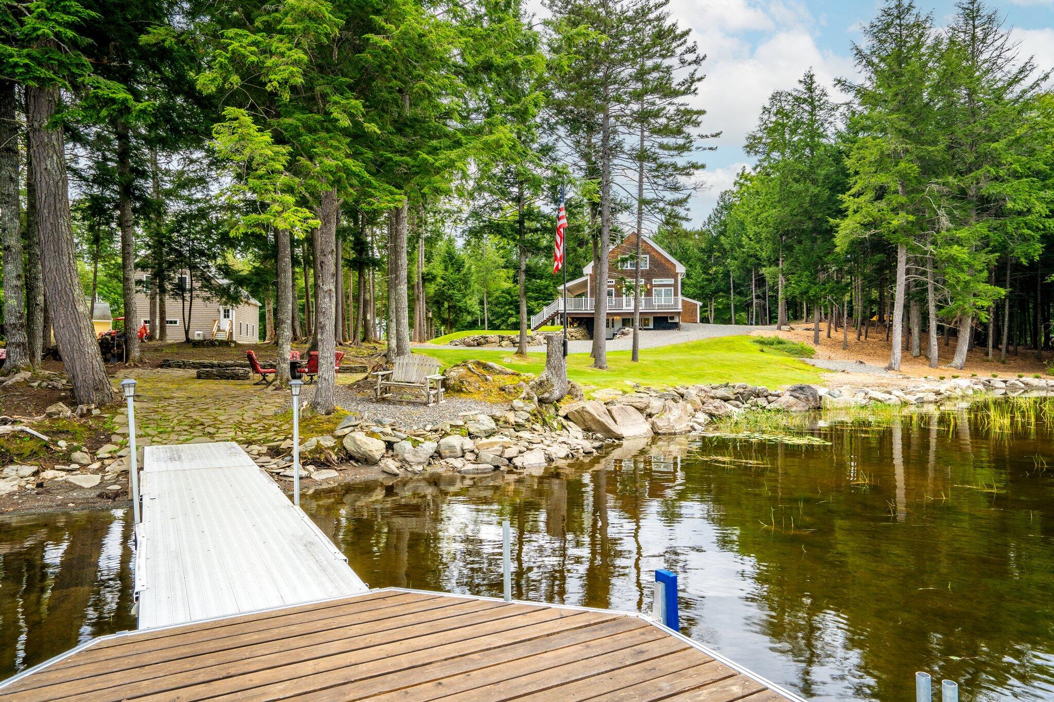 221 Rams Island Road Dover-Foxcroft, ME 04426 - Photo 61 of 75 Home View from Boat Dock