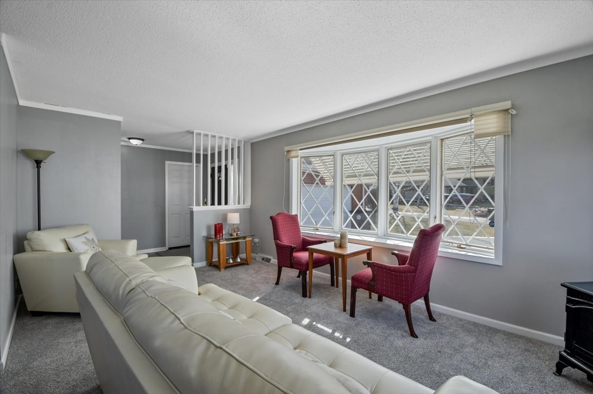275 Alexander Drive Rantoul, IL 61866 - Photo 14 of 24 a living room with furniture and a large window