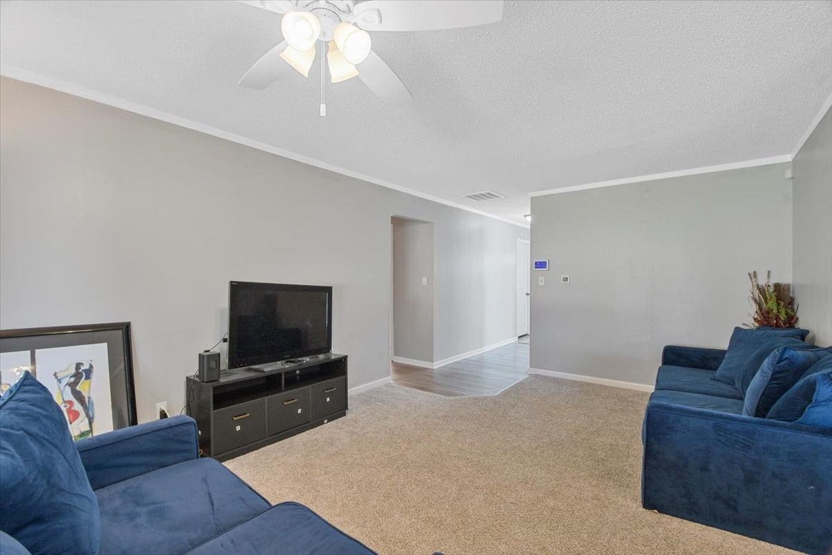 275 Alexander Drive Rantoul, IL 61866 - Photo 20 of 24 a living room with furniture and a flat screen tv